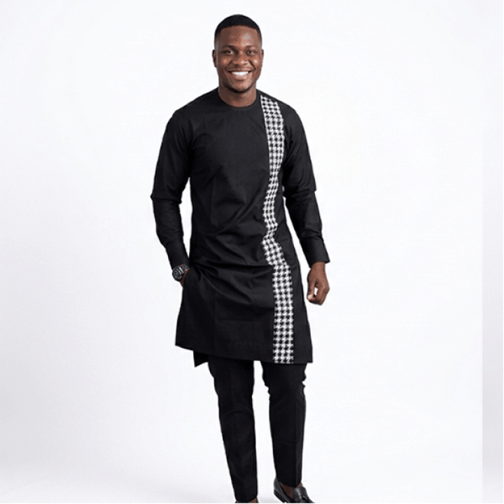 Elegant African men's suit: wedding attire