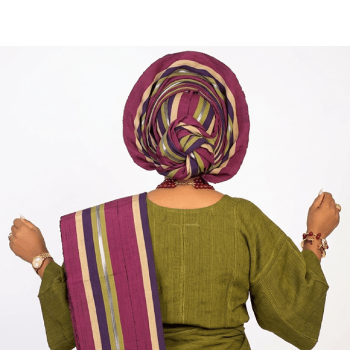 Aso Oke Gele Ipele Buba-set | Nigerians Yoruba