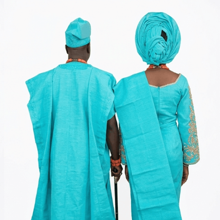 Complete traditional African wedding for couples, also okay | Nigerian wedding outfit