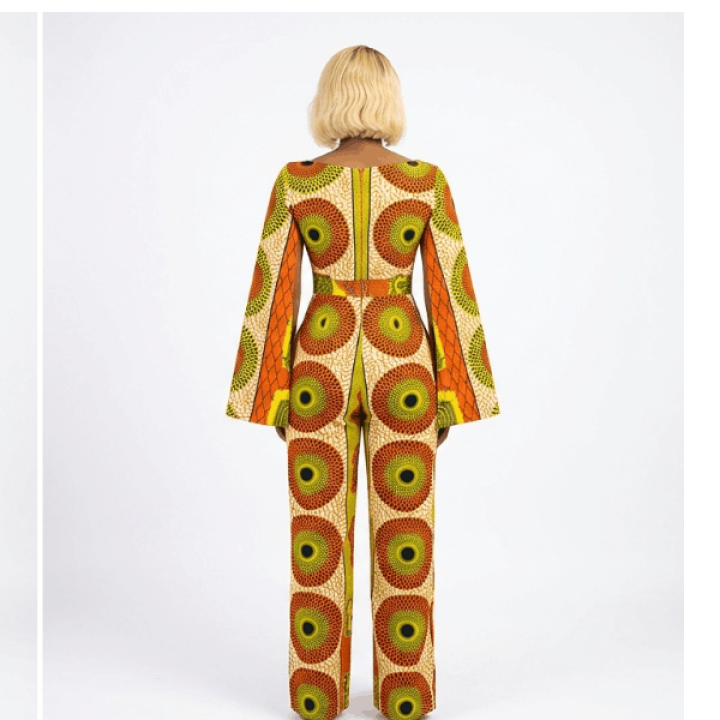 Jumpsuit African print Letty, African jumpsuit, Ankara clothing, Ankara jumpsuit, African print jumpsuit, Kente dress, Ankara dress