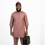 African men's caftan set | Modern traditional ethnic clothing.